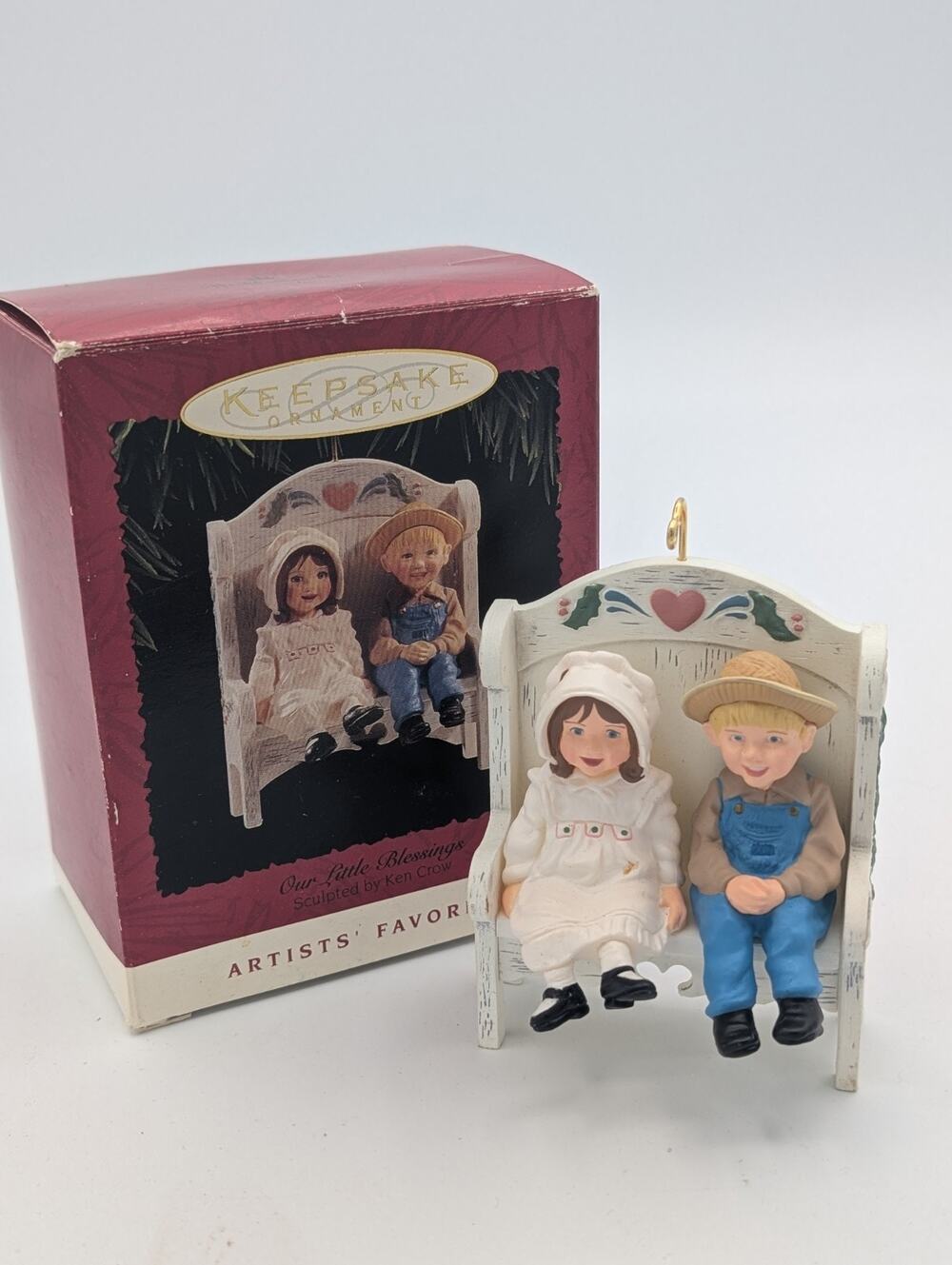 Hallmark Keepsake Christmas Ornament - Our Little Blessings - 1995 - MIB VTG